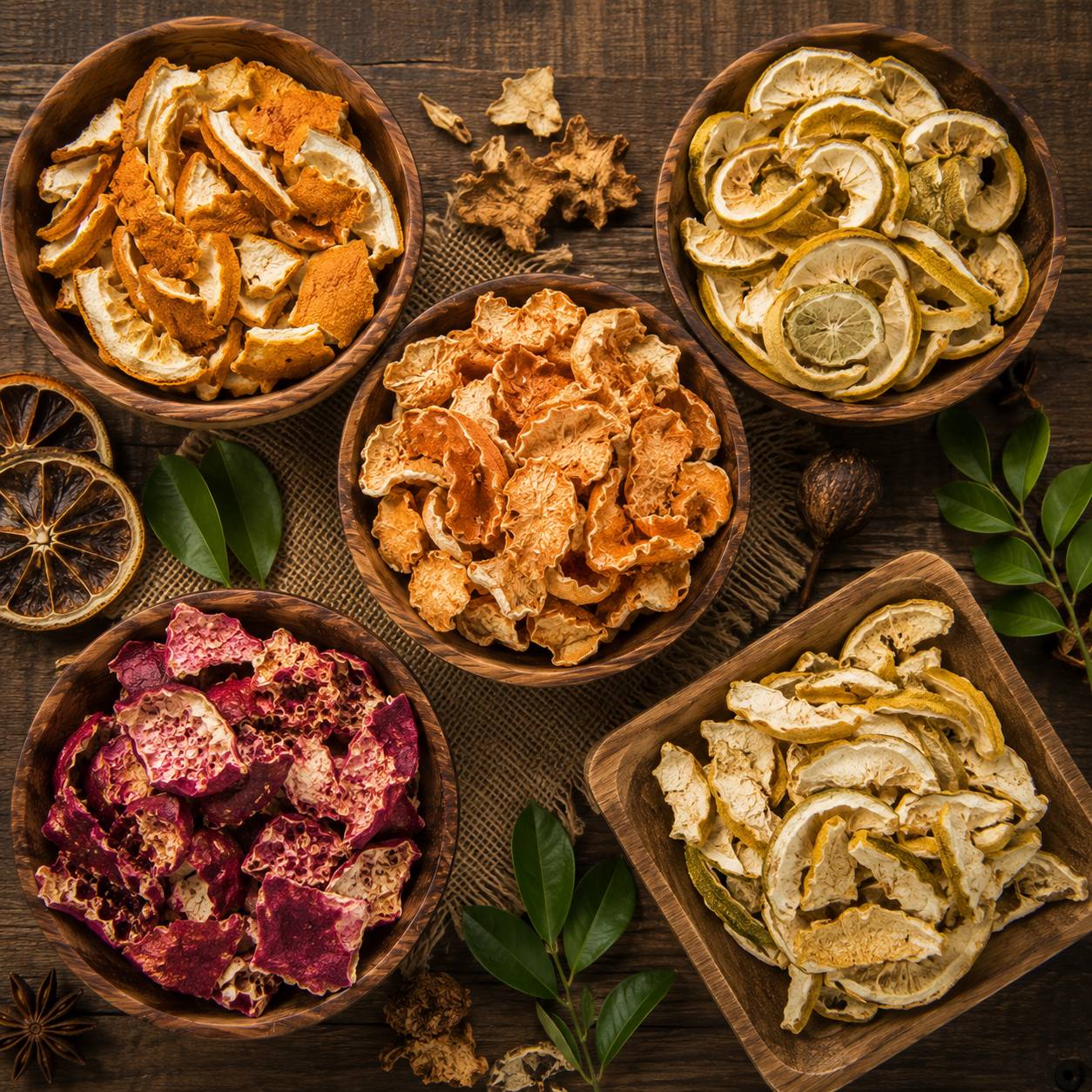 Dried Peels - القشور المجففة